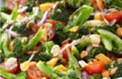 receita de salada morna de brocolis